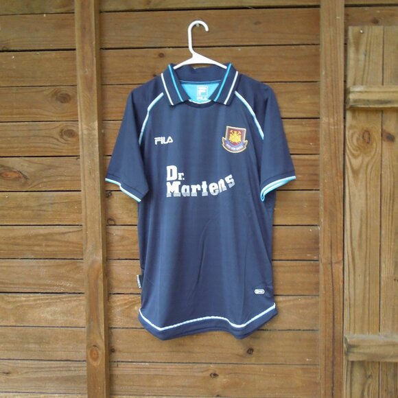 West Ham United away jersey, 200 retro, Fila, Large - Picture 1 of 14